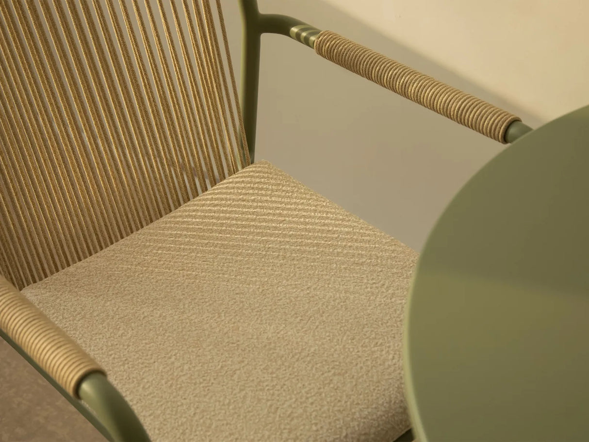 Gartenstuhl Peralta aus Aluminium und geflochtenem Seil 62x57x83.5 von Micadoni – Produktbild 7