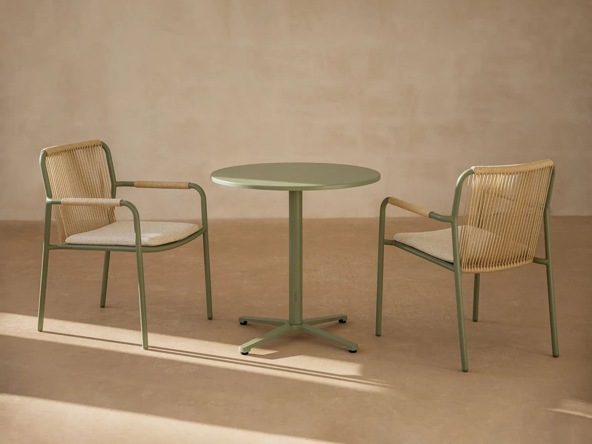 Gartenstuhl Peralta aus Aluminium und geflochtenem Seil 62x57x83.5 von Micadoni – Produktbild 9