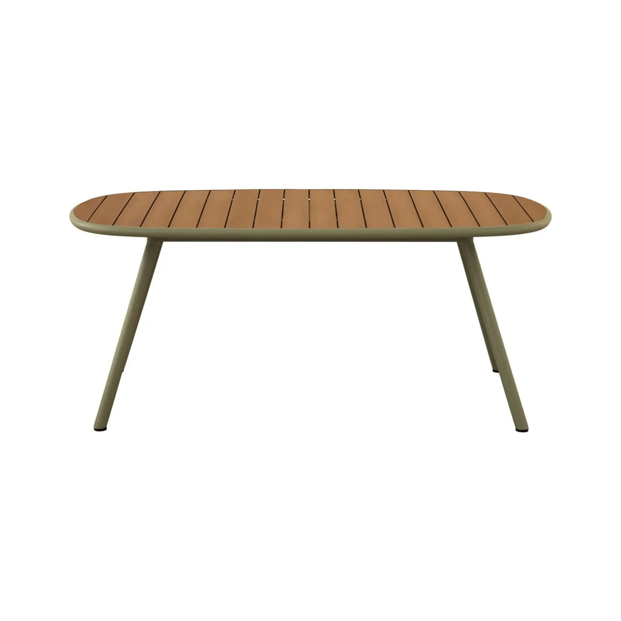 Gartentisch Niublau aus Aluminium und Kunststoff Grün 180x90x75 von Micadoni – Produktbild 1