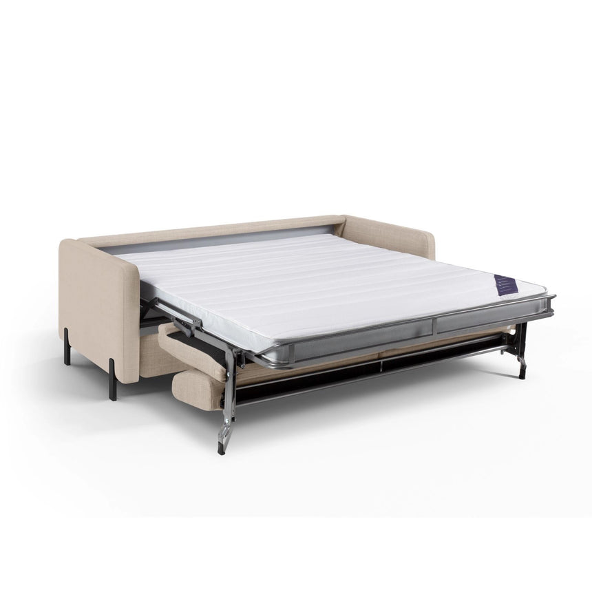 Gloria 2-Sitzer Sofa mit Schlaffunktion, ausklappbar, aus Samt oder Strukturstoff, 186x102 cm von Micadoni – Bild 5