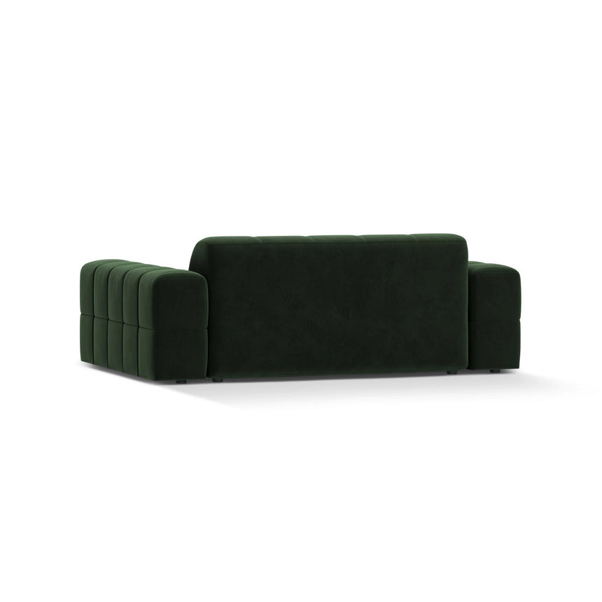 Jennifer 2-Sitzer Sofa aus Samt in Flaschengrün (Venus 2940), 178x102 cm von Micadoni – Bild 4