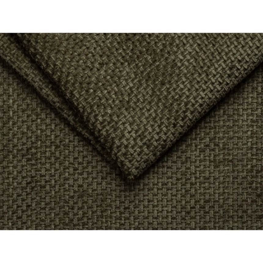 Jennifer 4-Sitzer Ecksofa, Rechte Seite, aus Chenille in Grün (Eden 12 Olive), 234x167 cm von Micadoni – Bild 5