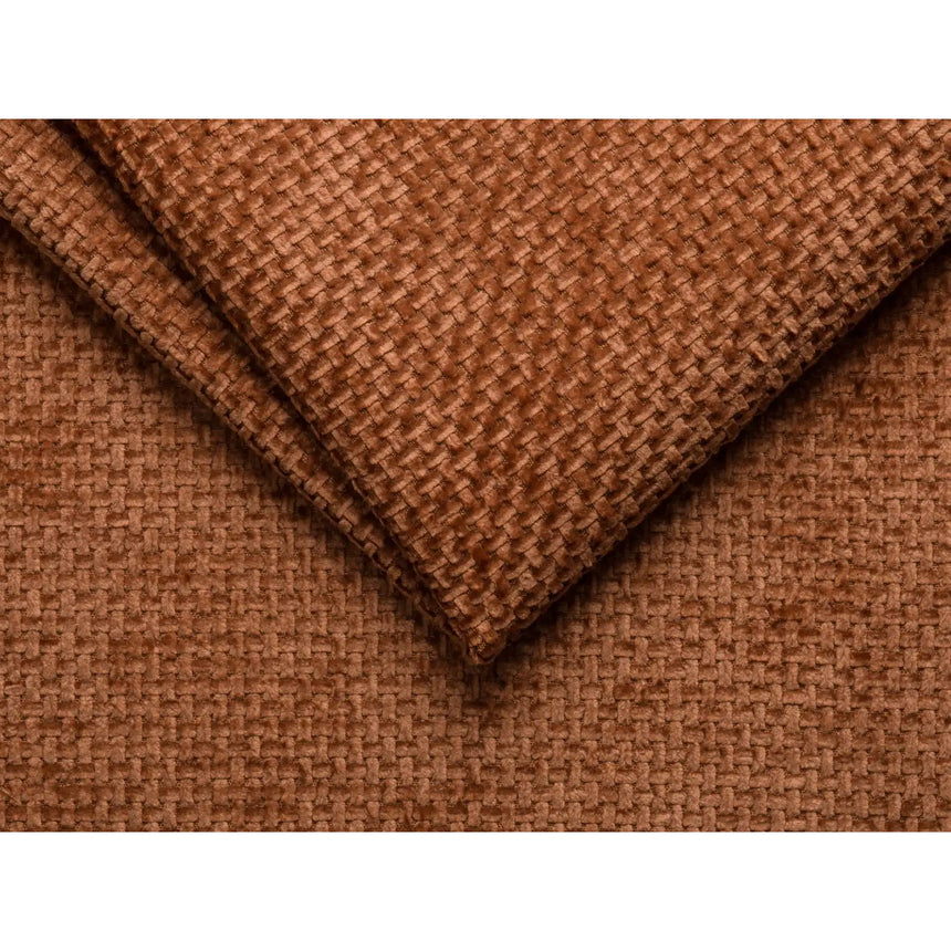 Jennifer 4-Sitzer Ecksofa, Rechte Seite, aus Chenille in Ziegel (Eden 10 Terra), 234x167 cm von Micadoni – Bild 5