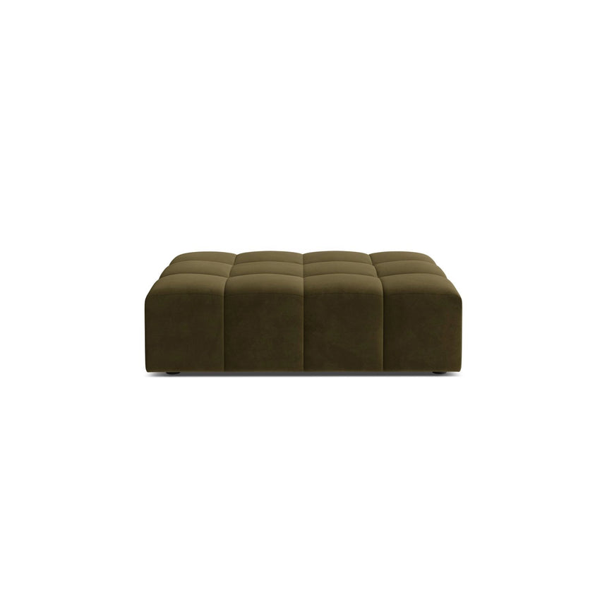 Jennifer Pouf aus Samt in Grün (Bluvel 77), 102x80 cm von Micadoni – Bild 1