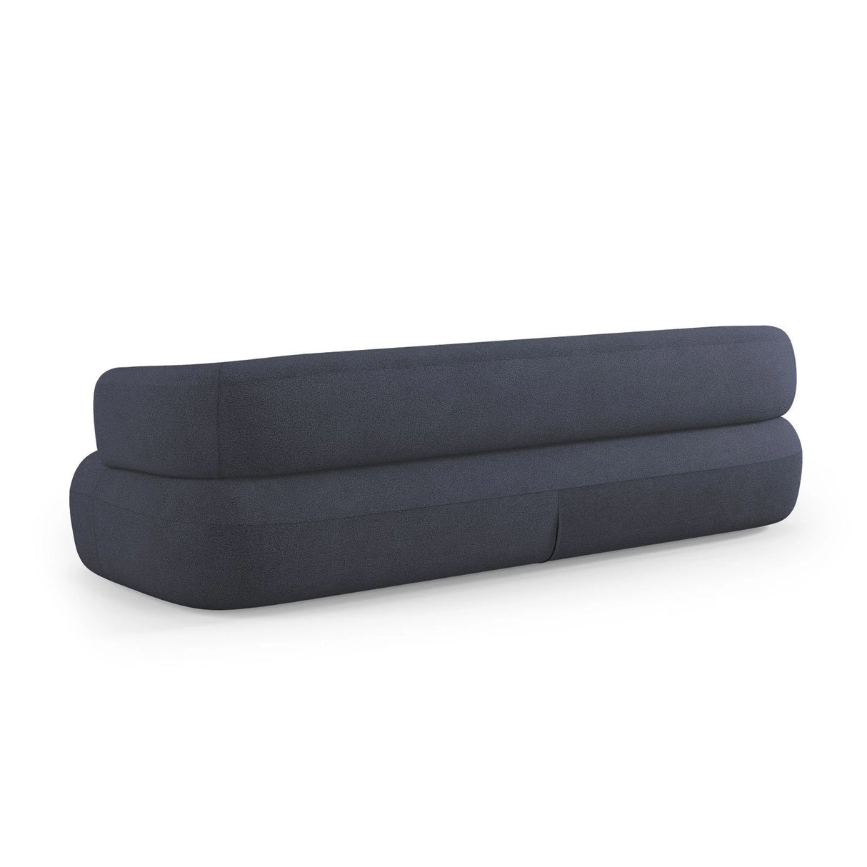 Jenny 3-Sitzer Sofa aus Boucle in Dunkelblau (Now or Never 79), 200x90 cm von Micadoni – Bild 5