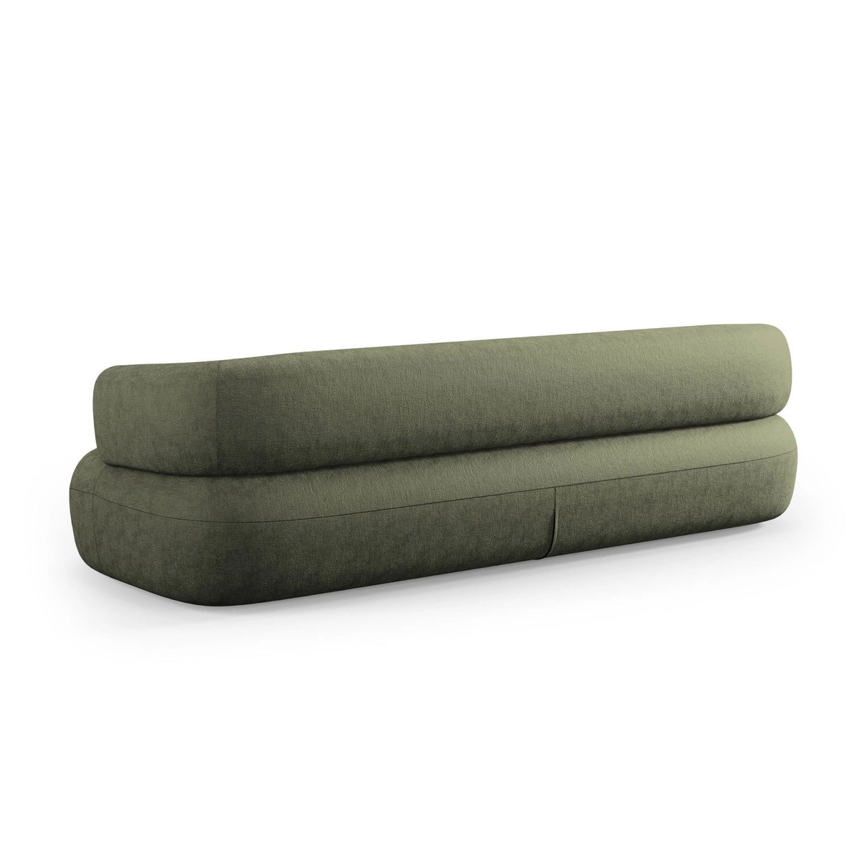 Jenny 3-Sitzer Sofa aus Chenille in Grün (Perfect Harmony 39), 200x90 cm von Micadoni – Bild 4