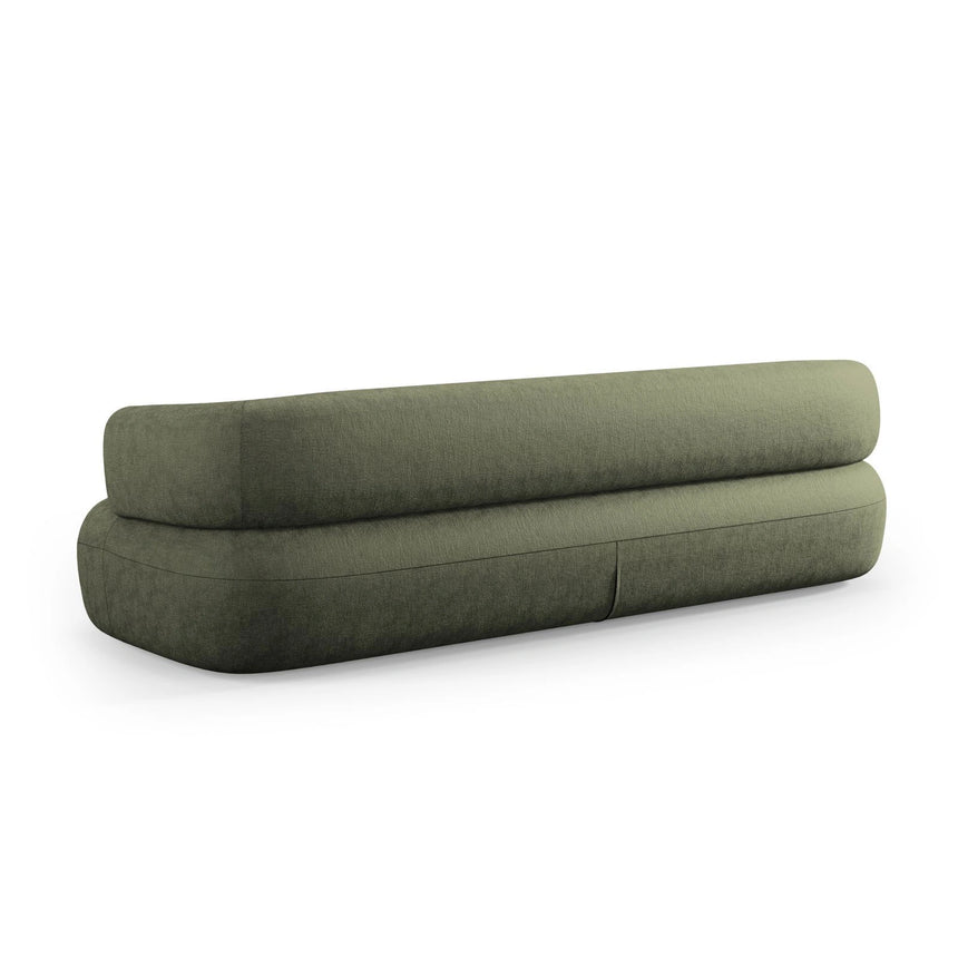 Jenny 3-Sitzer Sofa aus Chenille in Grün (Perfect Harmony 39), 200x90 cm von Micadoni – Bild 4