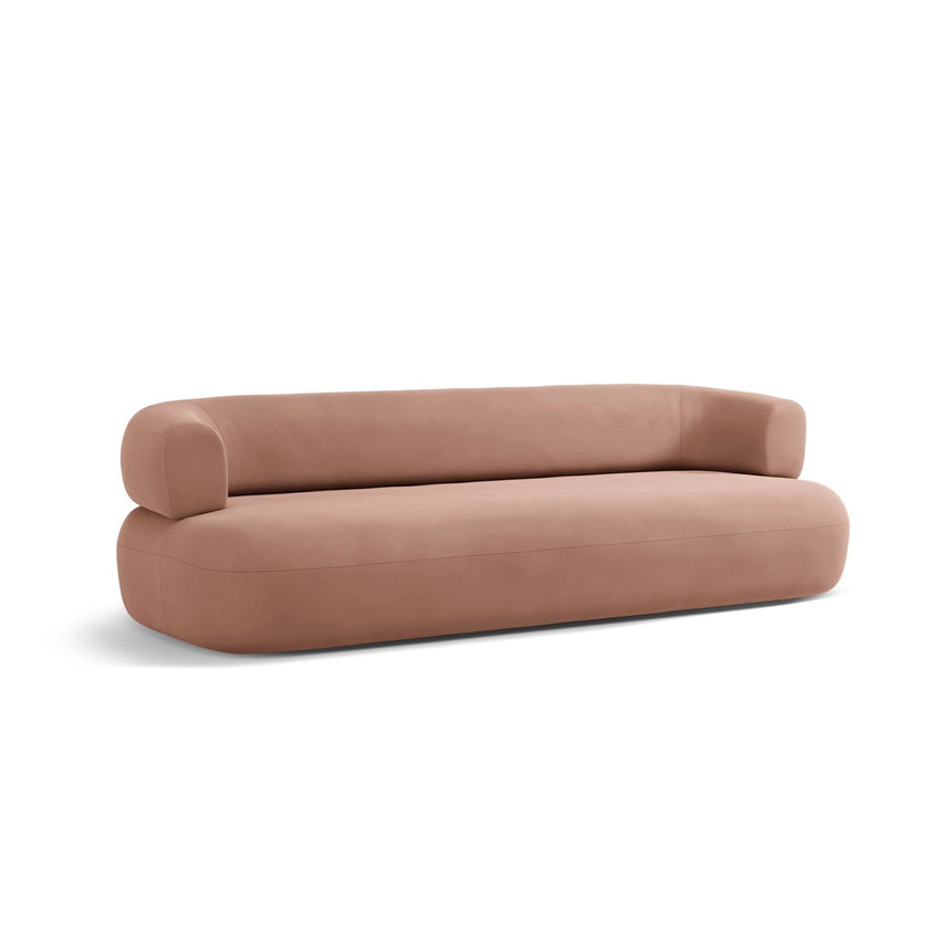 Jenny 3-Sitzer Sofa aus Samt in Rosa (Salvador 11), 200x90 cm von Micadoni – Bild 5