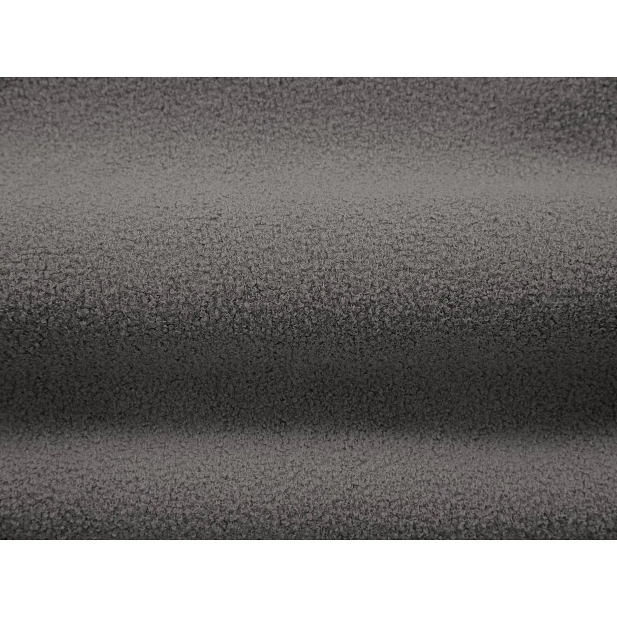 Jenny 5-Sitzer Ecksofa, Rechte Seite, aus Boucle in Grau (Now or Never 92), 200x145 cm von Micadoni – Bild 5