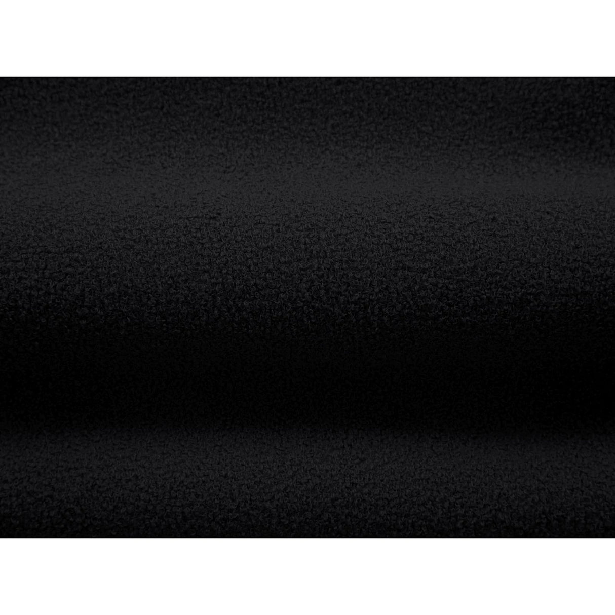 Jenny 5-Sitzer Ecksofa, Rechte Seite, aus Boucle in Schwarz (Now or Never 100), 225x145 cm von Micadoni – Bild 5