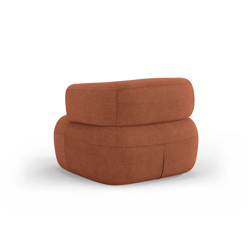 Jenny Sessel aus Boucle in Brick (Now or Never 54), 90x88 cm von Micadoni – Bild 5