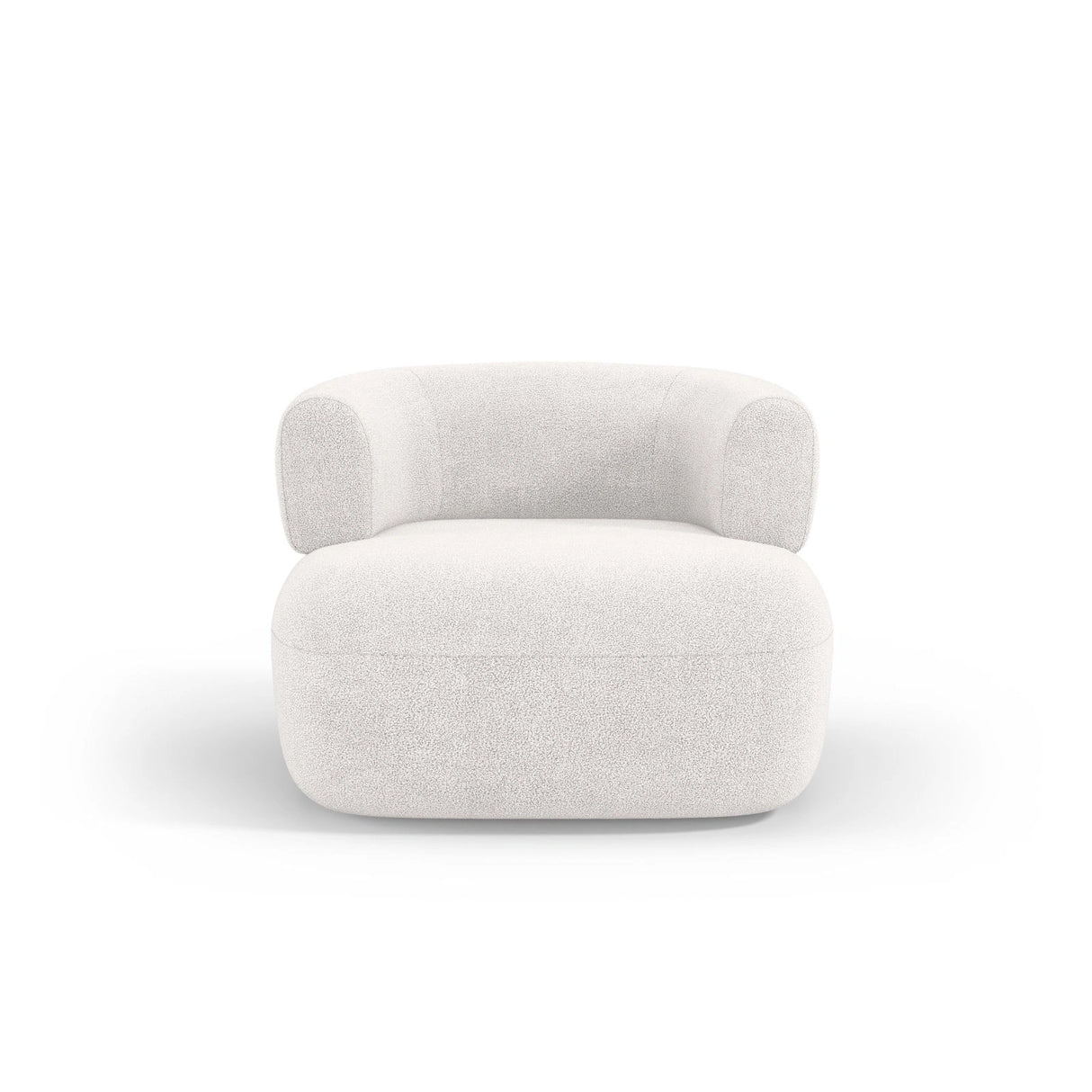 Jenny Sessel aus Boucle in Elfenbein (Now or Never 01), 90x88 cm von Micadoni – Bild 1