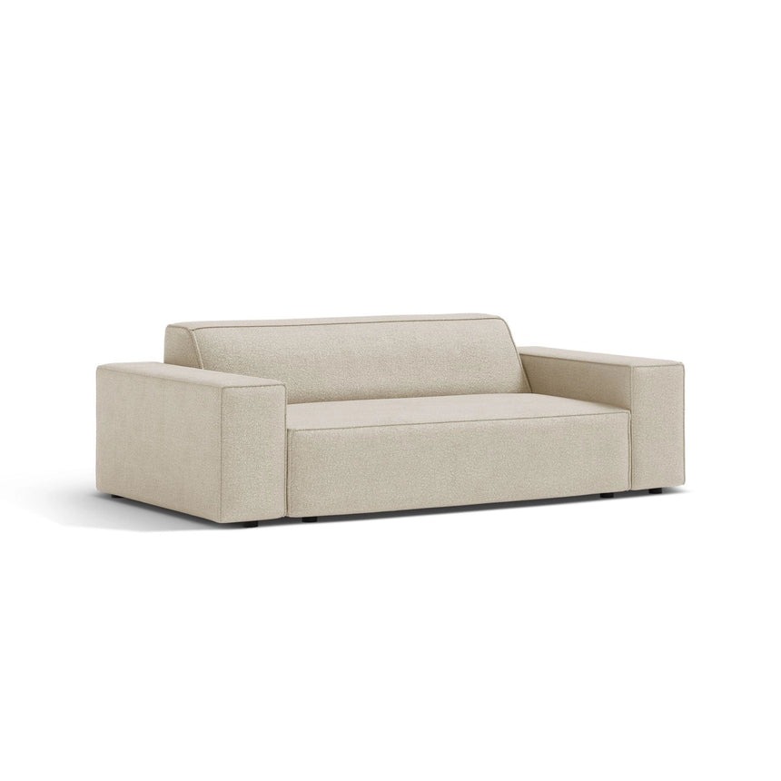 Jodie 2-Sitzer Sofa aus Boucle in Beige (Baloo 2074), 175x99 cm von Micadoni – Bild 3