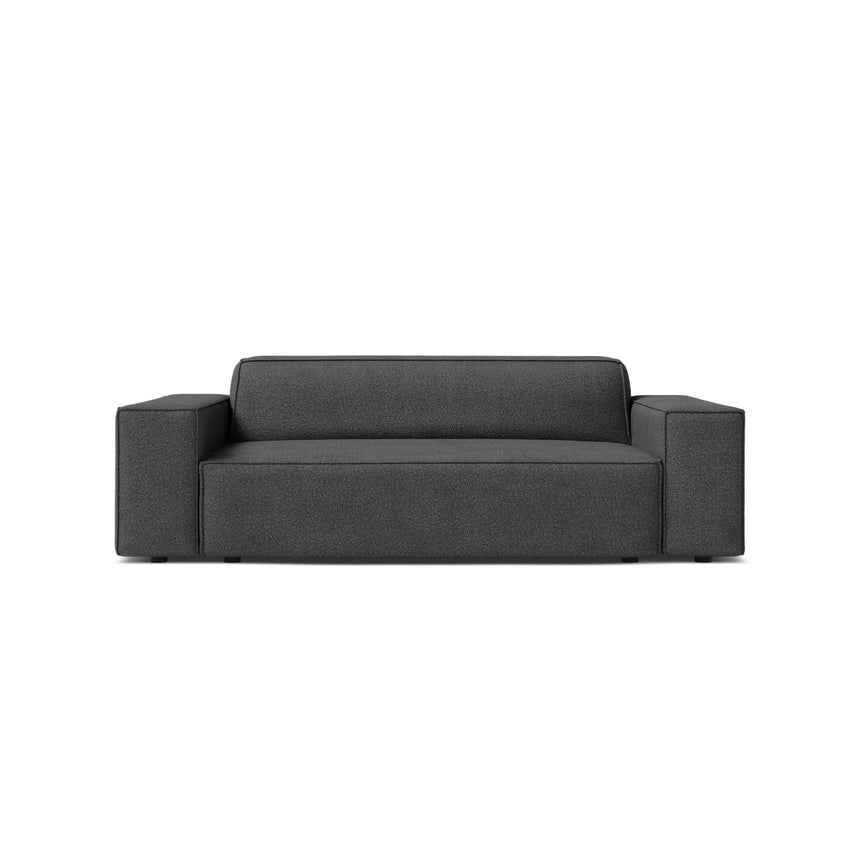 Jodie 2-Sitzer Sofa aus Boucle in Dunkelgrau (Baloo 2083), 175x99 cm von Micadoni – Bild 1