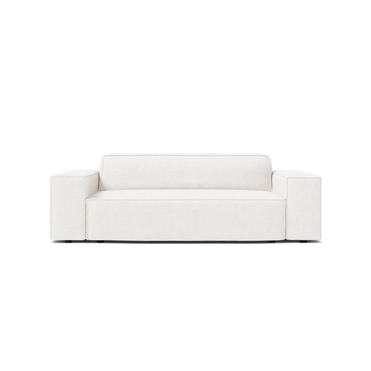 Jodie 2-Sitzer Sofa aus Samt, Boucle oder Strukturstoff, 175x99 cm von Micadoni – Bild 1