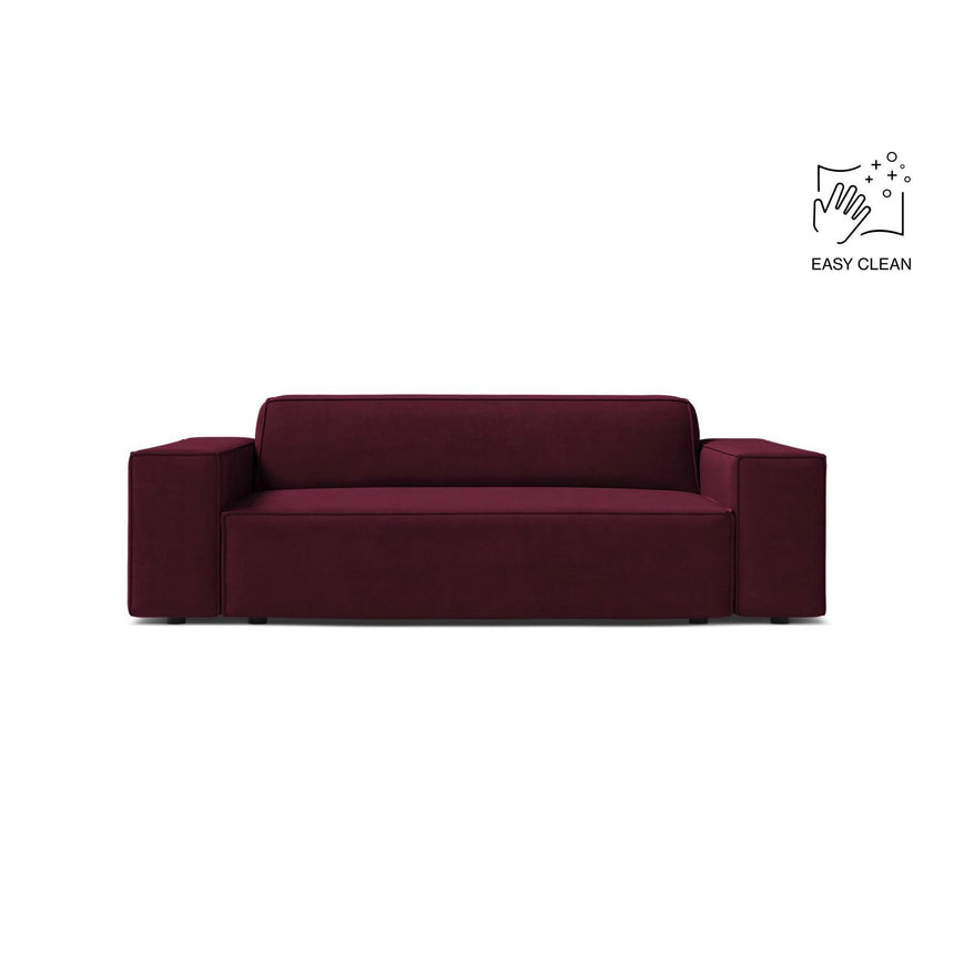 Jodie 2-Sitzer Sofa aus Samt in Burgundy (Venus 2932), 175x99 cm von Micadoni – Bild 1