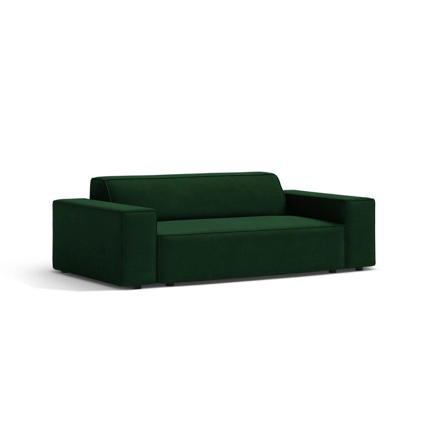 Jodie 2-Sitzer Sofa aus Samt in Flaschengrün (Bluvel 78), 175x99 cm von Micadoni – Bild 3