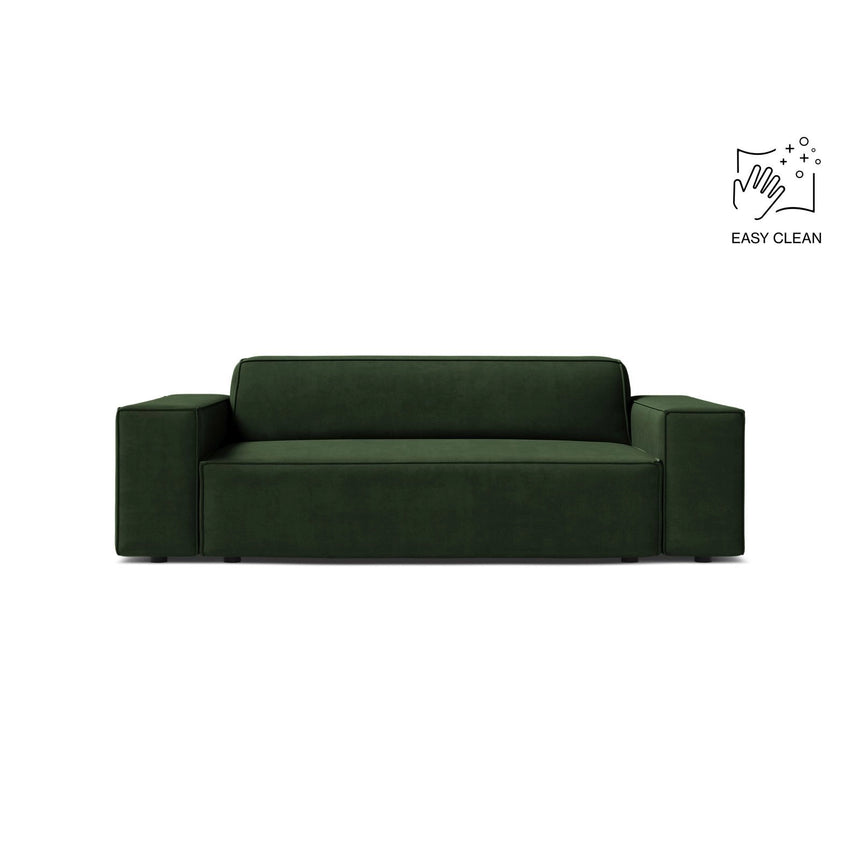 Jodie 2-Sitzer Sofa aus Samt in Flaschengrün (Venus 2940), 175x99 cm von Micadoni – Bild 1