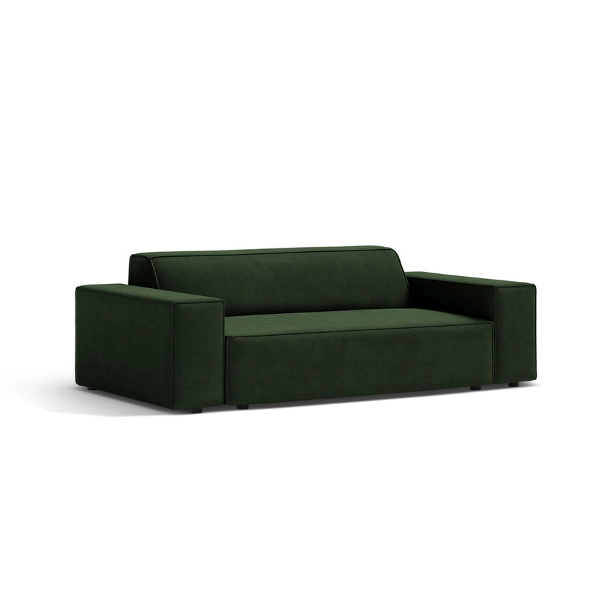 Jodie 2-Sitzer Sofa aus Samt in Flaschengrün (Venus 2940), 175x99 cm von Micadoni – Bild 3