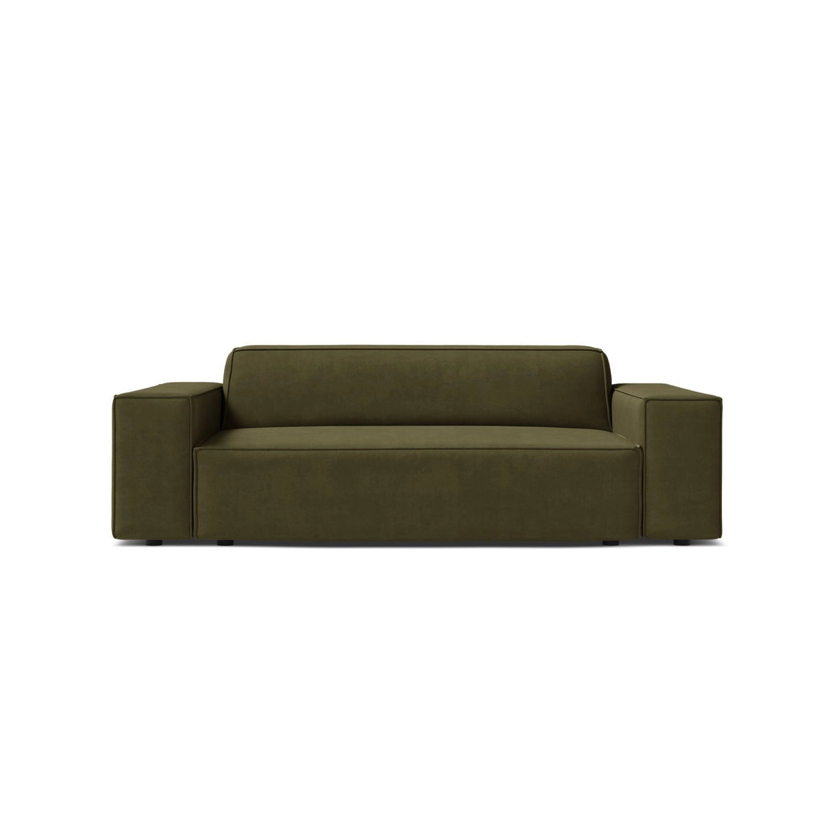 Jodie 2-Sitzer Sofa aus Samt in Grün (Bluvel 77), 175x99 cm von Micadoni – Bild 1