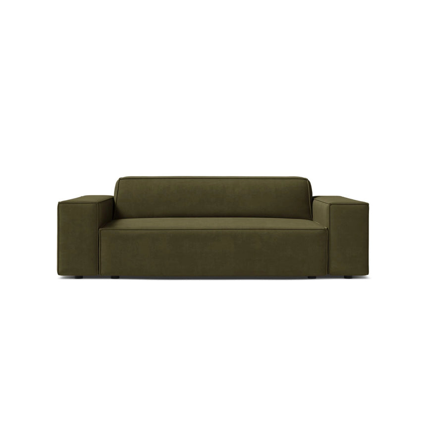 Jodie 2-Sitzer Sofa aus Samt in Grün (Bluvel 77), 175x99 cm von Micadoni – Bild 1