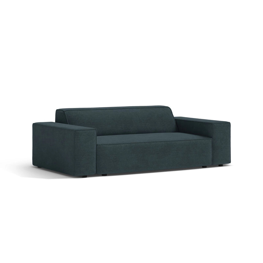 Jodie 2-Sitzer Sofa aus Strukturierter Stoff in Deep Petrol (Liberty 13), 175x99 cm von Micadoni – Bild 3