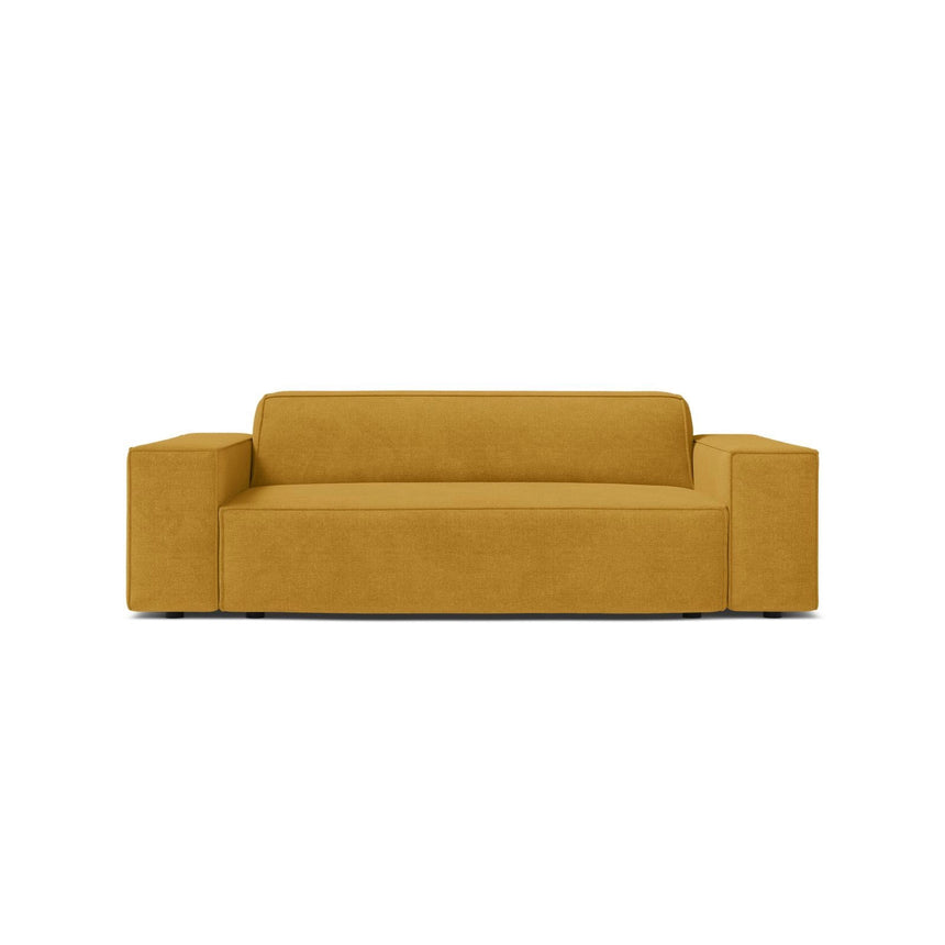 Jodie 2-Sitzer Sofa aus Strukturierter Stoff in Gelb (Liberty 11), 175x99 cm von Micadoni – Bild 1