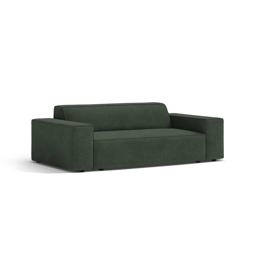 Jodie 2-Sitzer Sofa aus Strukturierter Stoff in Moss Green (Liberty 12), 175x99 cm von Micadoni – Bild 3