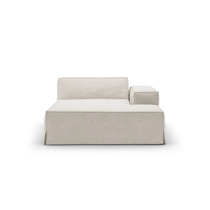 Jodie Einzelmodul Sofa mit abnehmbarem Bezug, Rechte Seite, aus Strukturstoff, 166x102 cm von Micadoni – Bild 3