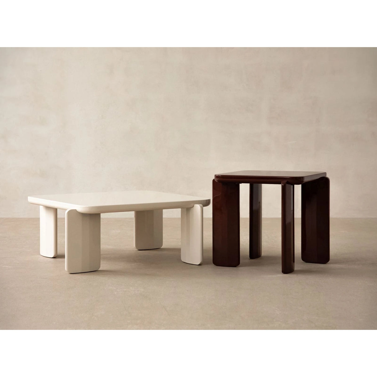 Jonc Couchtisch glänzend, 80x80x35 cm von Micadoni – Produktbild 6