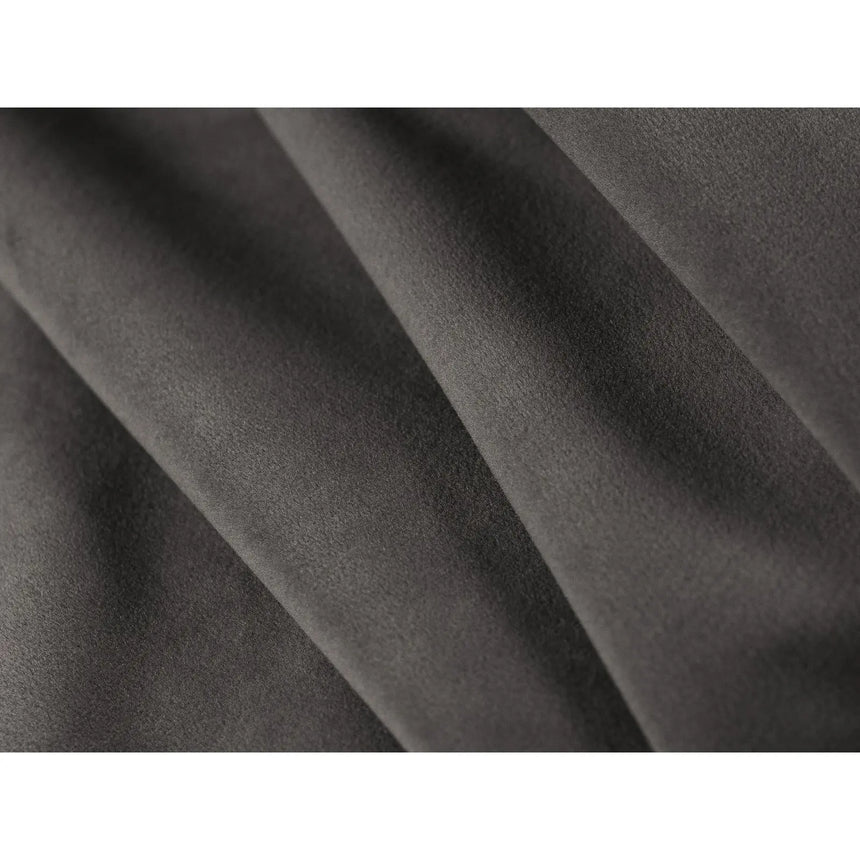 Kate 4-Sitzer Ecksofa, Linke Seite, aus Samt in Dunkelgrau (Salvador 18), 252x220 cm von Micadoni – Bild 5