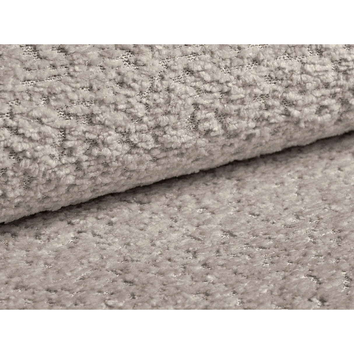 Lido 2-Sitzer Sofa mit Schlaffunktion, ausklappbar, aus Boucle in Warmes Grau (CORAL 50), 158x69 cm von Micadoni – Bild 8