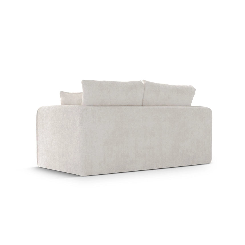 Lido 2-Sitzer Sofa mit Schlaffunktion, ausklappbar, aus Boucle oder Strukturstoff, 158x69 cm von Micadoni – Bild 5