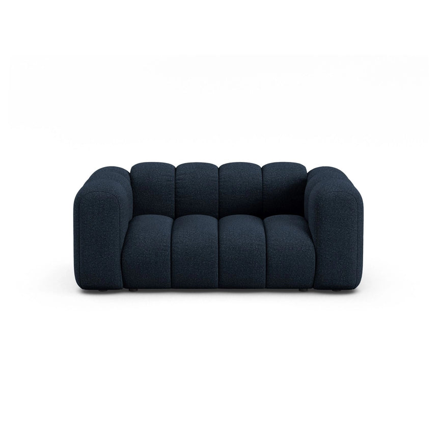 Lupine 2-Sitzer Sofa aus Boucle in Dunkelblau (Baloo 2088), 170x95 cm von Micadoni – Bild 1