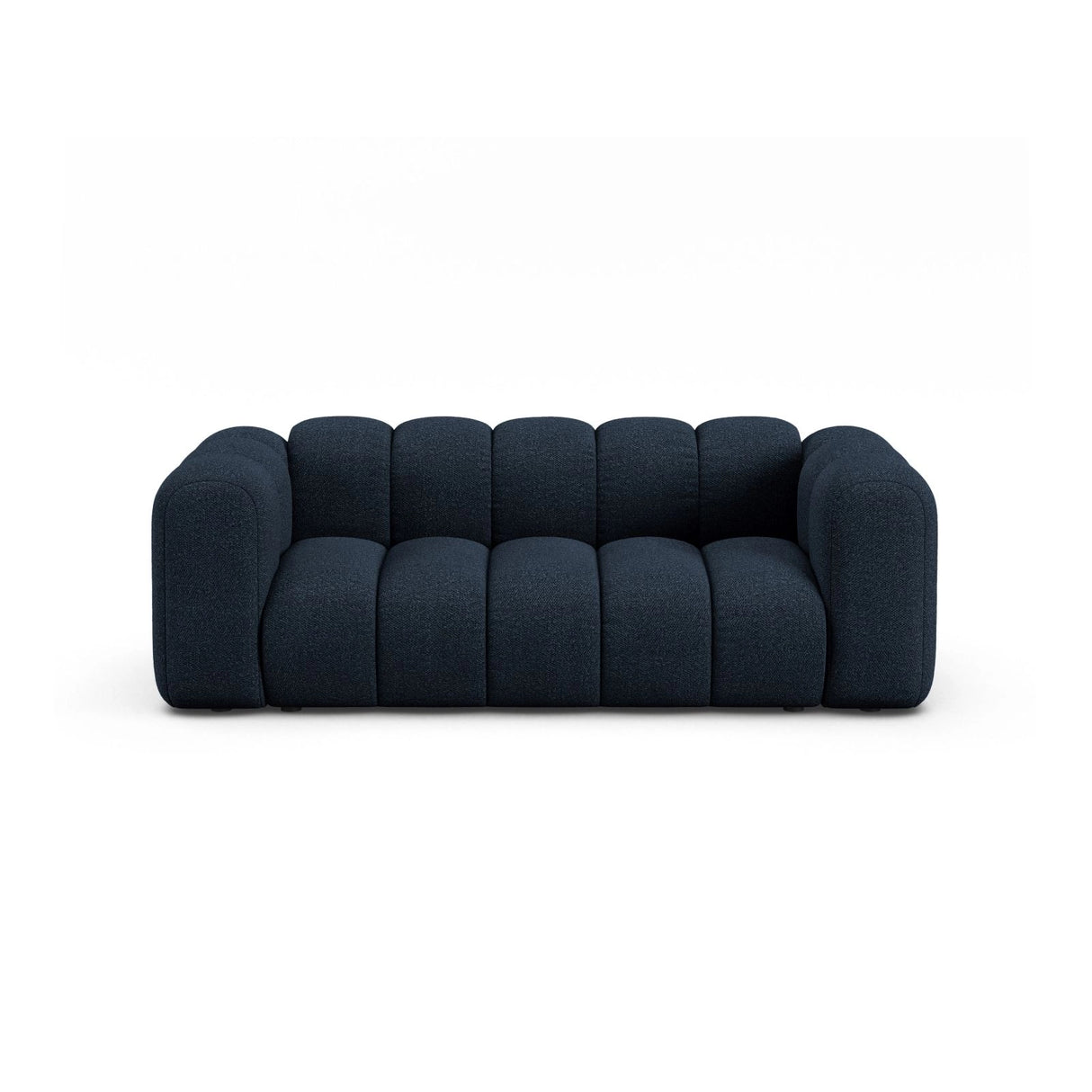 Lupine 2-Sitzer Sofa aus Boucle in Dunkelblau (Baloo 2088), 200x95 cm von Micadoni – Bild 1