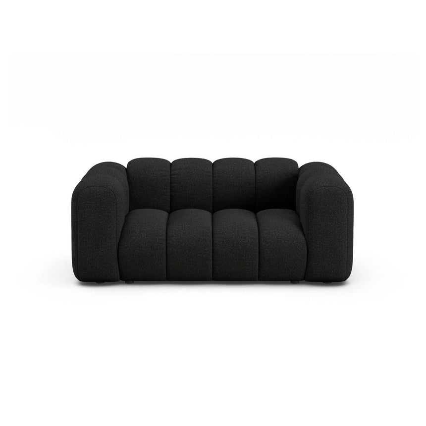 Lupine 2-Sitzer Sofa aus Boucle in Schwarz (Baloo 2082), 170x95 cm von Micadoni – Bild 1