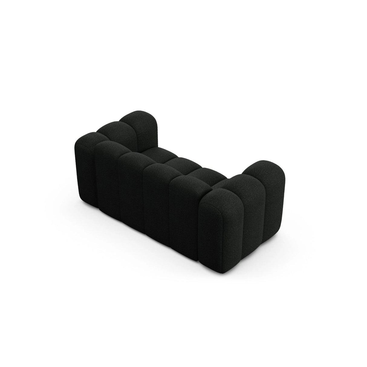 Lupine 2-Sitzer Sofa aus Boucle in Schwarz (Baloo 2082), 170x95 cm von Micadoni – Bild 3