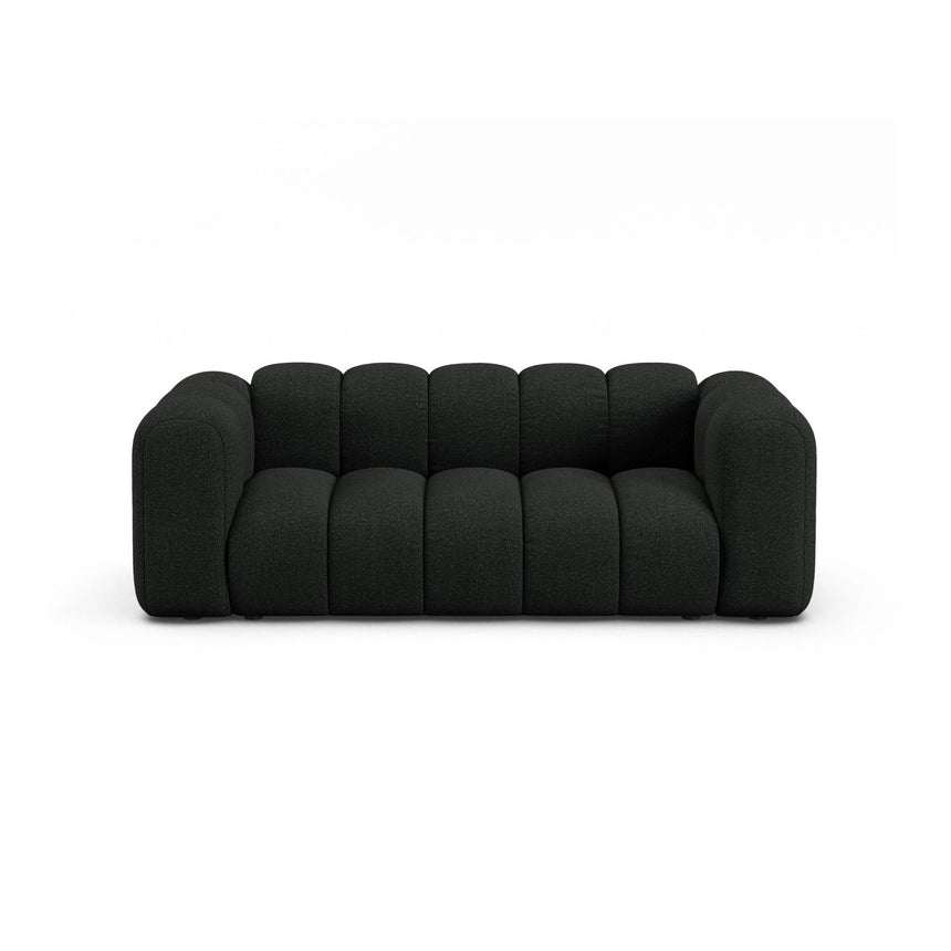 Lupine 2-Sitzer Sofa aus Boucle in Schwarz (Baloo 2082), 200x95 cm von Micadoni – Bild 1