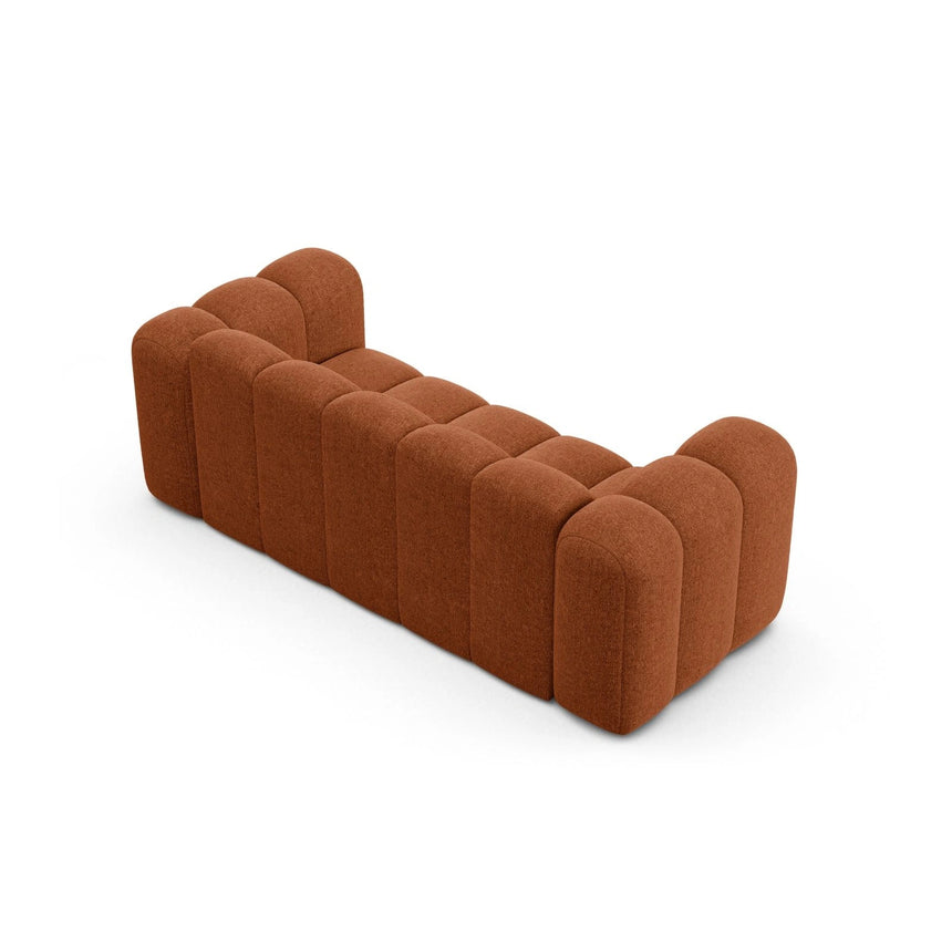 Lupine 2-Sitzer Sofa aus Chenille in Brick (Eden 10 Terra), 200x95 cm von Micadoni – Bild 4
