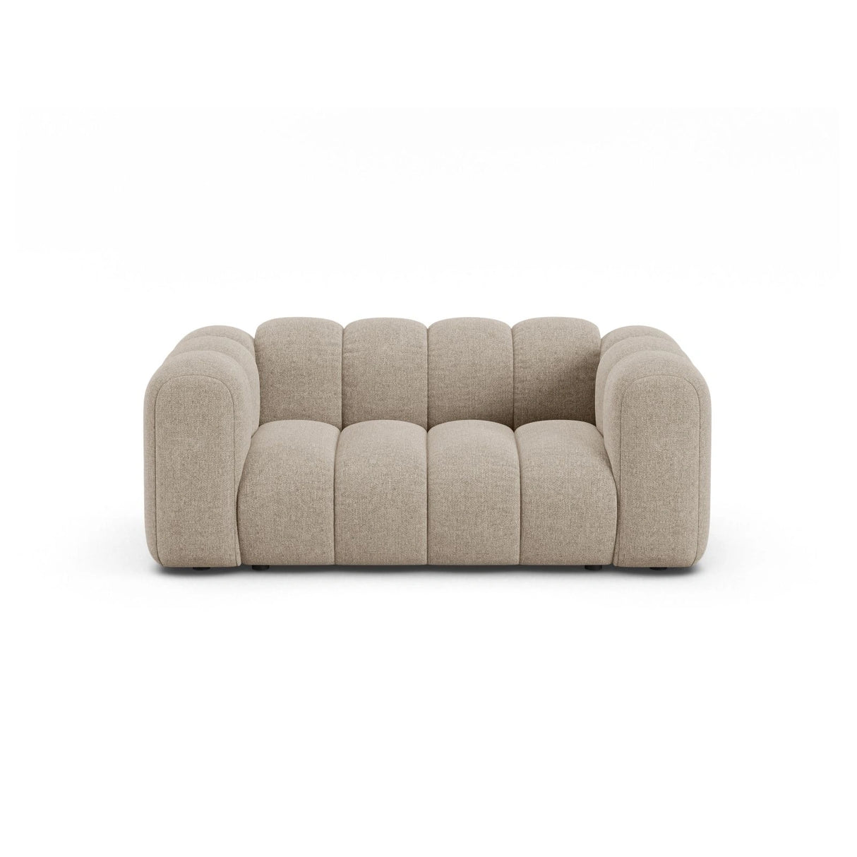 Lupine 2-Sitzer Sofa aus Chenille in Dunkelbeige (Eden 4 Beige), 170x95 cm von Micadoni – Bild 1