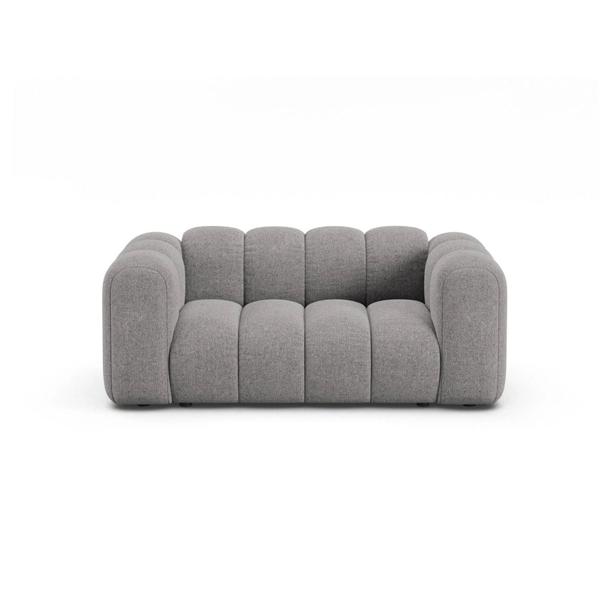 Lupine 2-Sitzer Sofa aus Chenille in Hellgrau (Eden 18 Grey), 170x95 cm von Micadoni – Bild 1