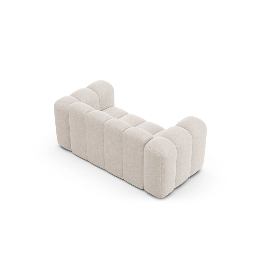 Lupine 2-Sitzer Sofa aus Chenille in Leichtes Beige (Eden 2 Pearl), 170x95 cm von Micadoni – Bild 3