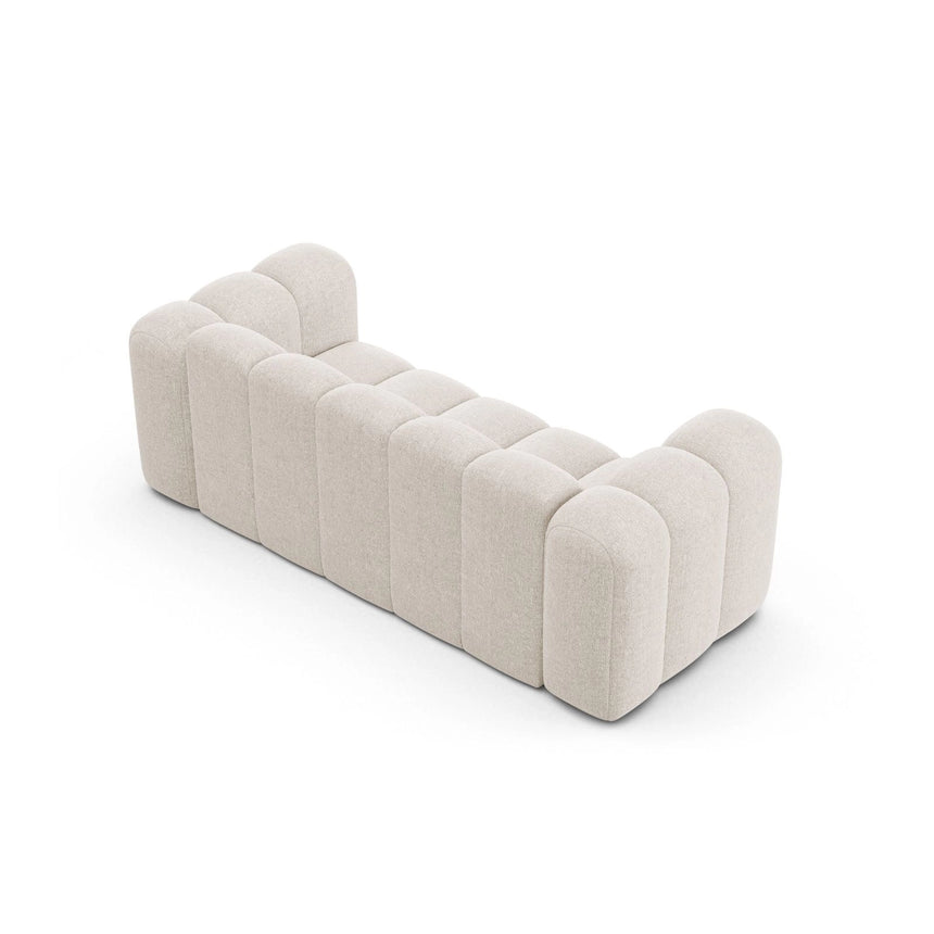 Lupine 2-Sitzer Sofa aus Chenille in Leichtes Beige (Eden 2 Pearl), 200x95 cm von Micadoni – Bild 4
