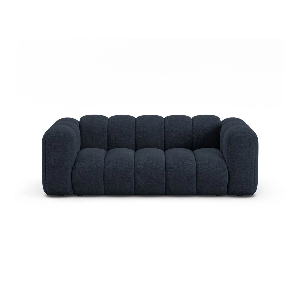 Lupine 2-Sitzer Sofa aus Chenille in Marineblau (Eden 16 Deep Blue), 200x95 cm von Micadoni – Bild 1