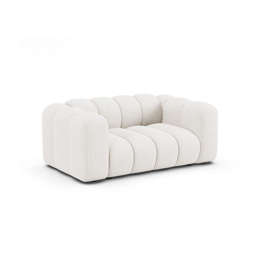 Lupine 2-Sitzer Sofa aus Samt, Boucle oder Chenille, 170x95 cm von Micadoni – Bild 2