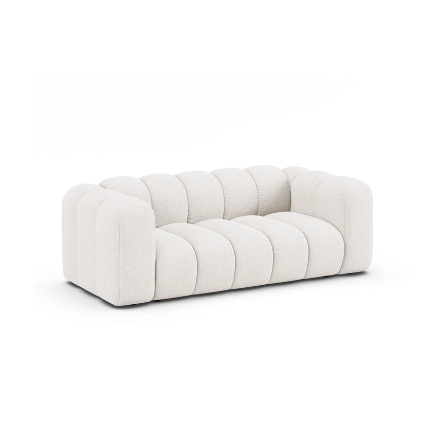 Lupine 2-Sitzer Sofa aus Samt, Boucle oder Chenille, 200x95 cm von Micadoni – Bild 3