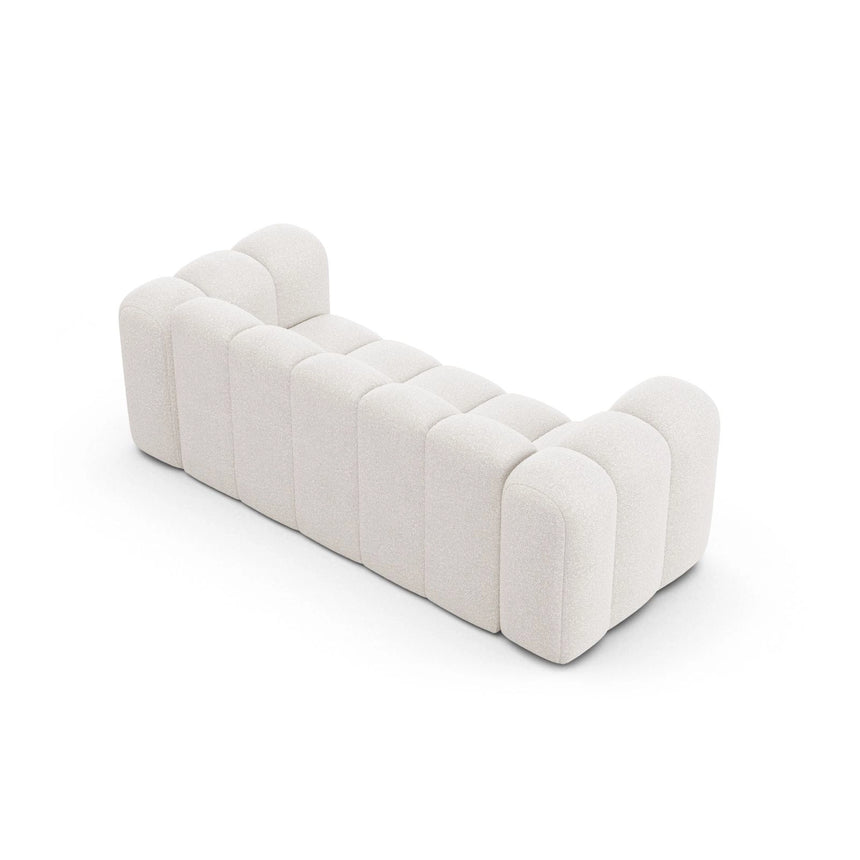 Lupine 2-Sitzer Sofa aus Samt, Boucle oder Chenille, 200x95 cm von Micadoni – Bild 4