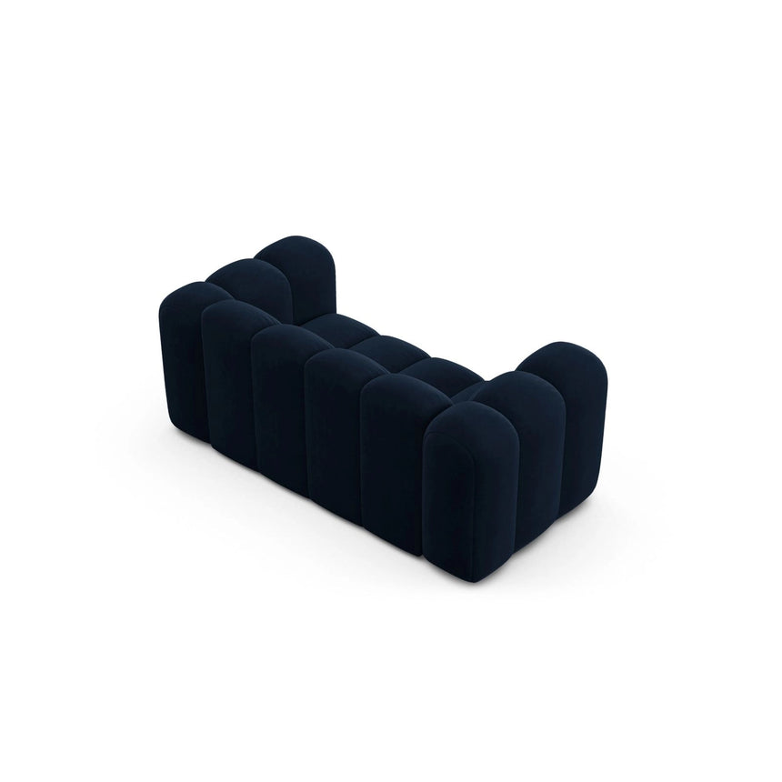 Lupine 2-Sitzer Sofa aus Samt in Königsblau (Salvador 5), 170x95 cm von Micadoni – Bild 3