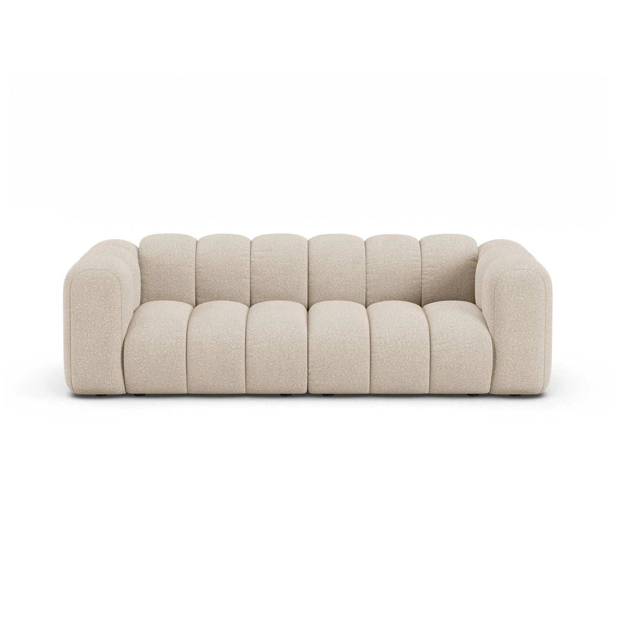 Lupine 3-Sitzer Sofa aus Boucle in Beige (Baloo 2074), 230x95 cm von Micadoni – Bild 1