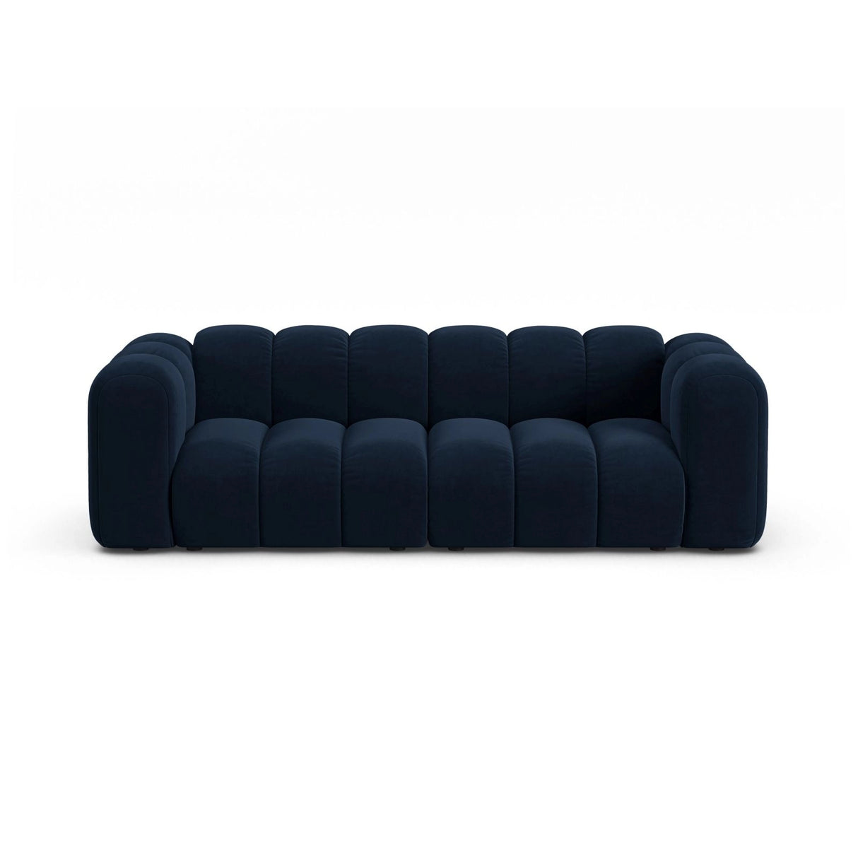 Lupine 3-Sitzer Sofa aus Samt in Königsblau (Salvador 5), 230x95 cm von Micadoni – Bild 1